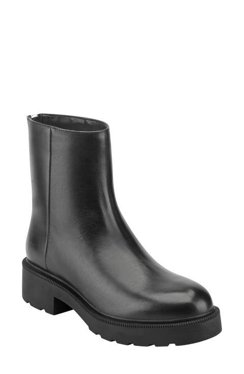 Shylina Leather Bootie
