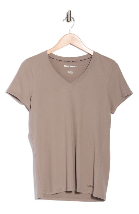 Solid V-Neck T-Shirt