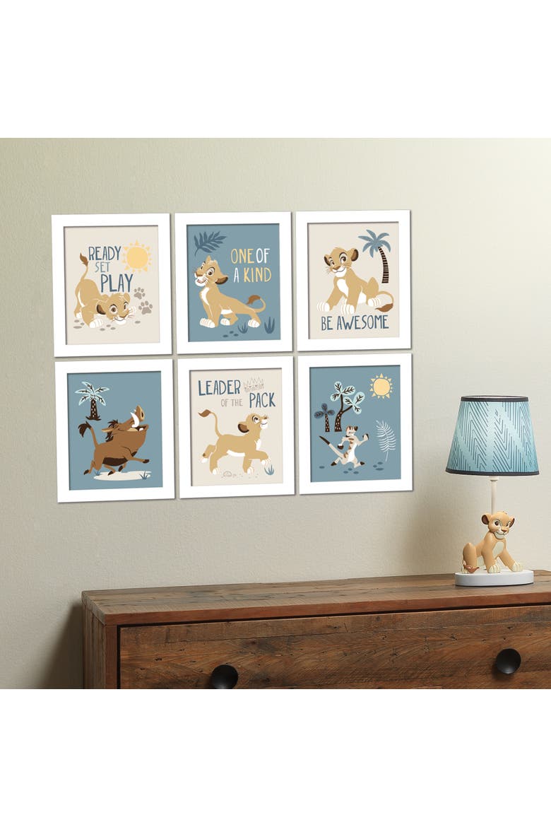 Disney Baby Lion King Unframed Wall Art - Simba/Timon/Pumba, Alternate, color, Multicolor