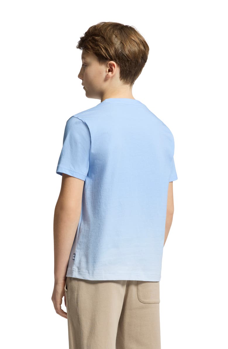 Psycho Bunny Kids' Corinda Pima Cotton Graphic T-Shirt, Alternate, color, Serenity