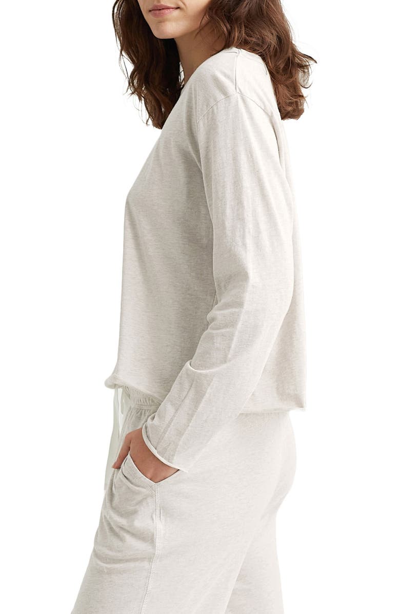 Papinelle Jada Long Sleeve Cotton Pajama Top, Alternate, color, 