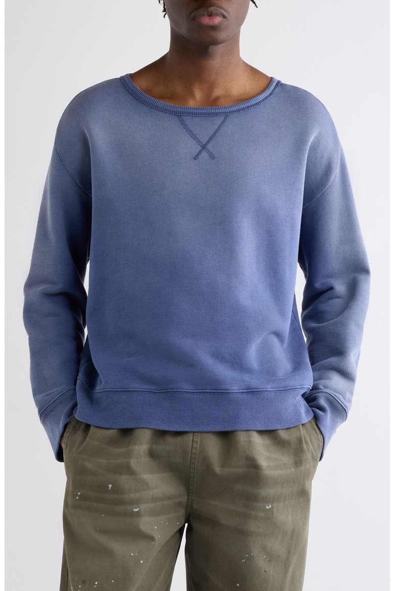 Fema U Sunkissed Cotton Sweatshirt, Main, color, NAVY