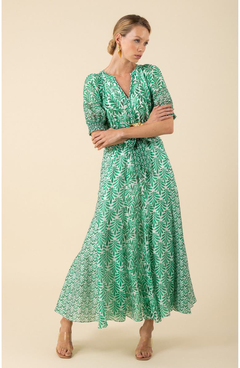 Hale Bob Estella Organza Maxi Dress, Main, color,