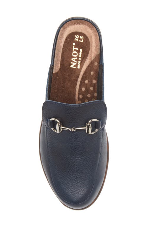 Naot Halny Mule In Soft Ink Leather