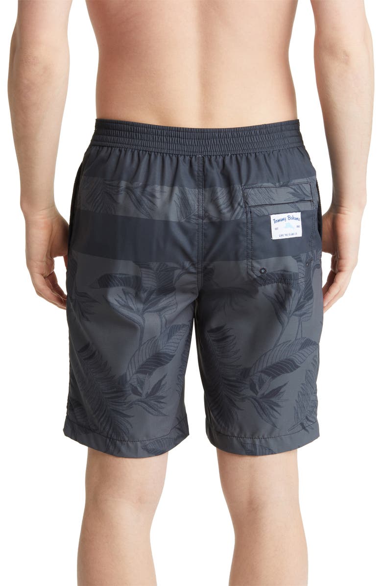 Tommy Bahama Baja Palm Noir Swim Trunks, Alternate, color, 