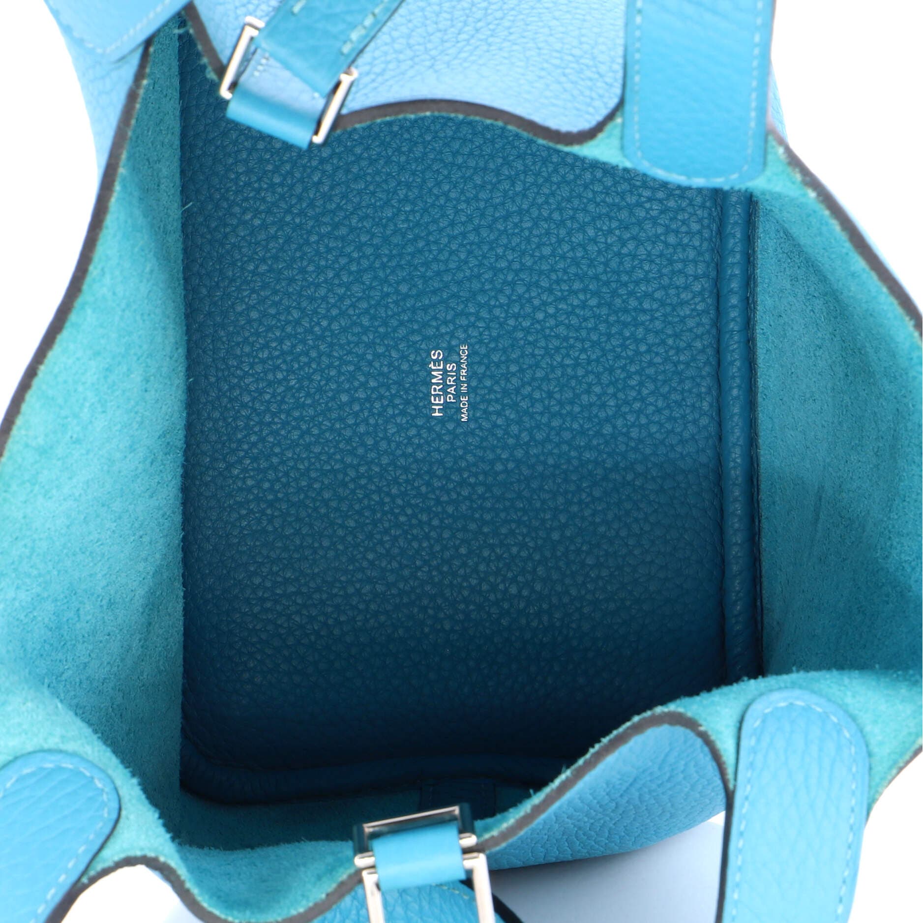 Picotin Lock Bag Clemence PM, Alternate, color, Turquoise