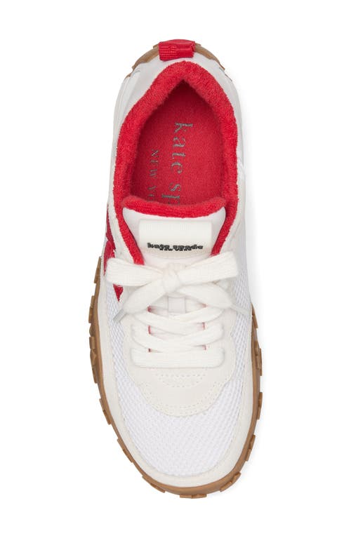 Kate Spade New York K As In True White/cherry Rouge Multi