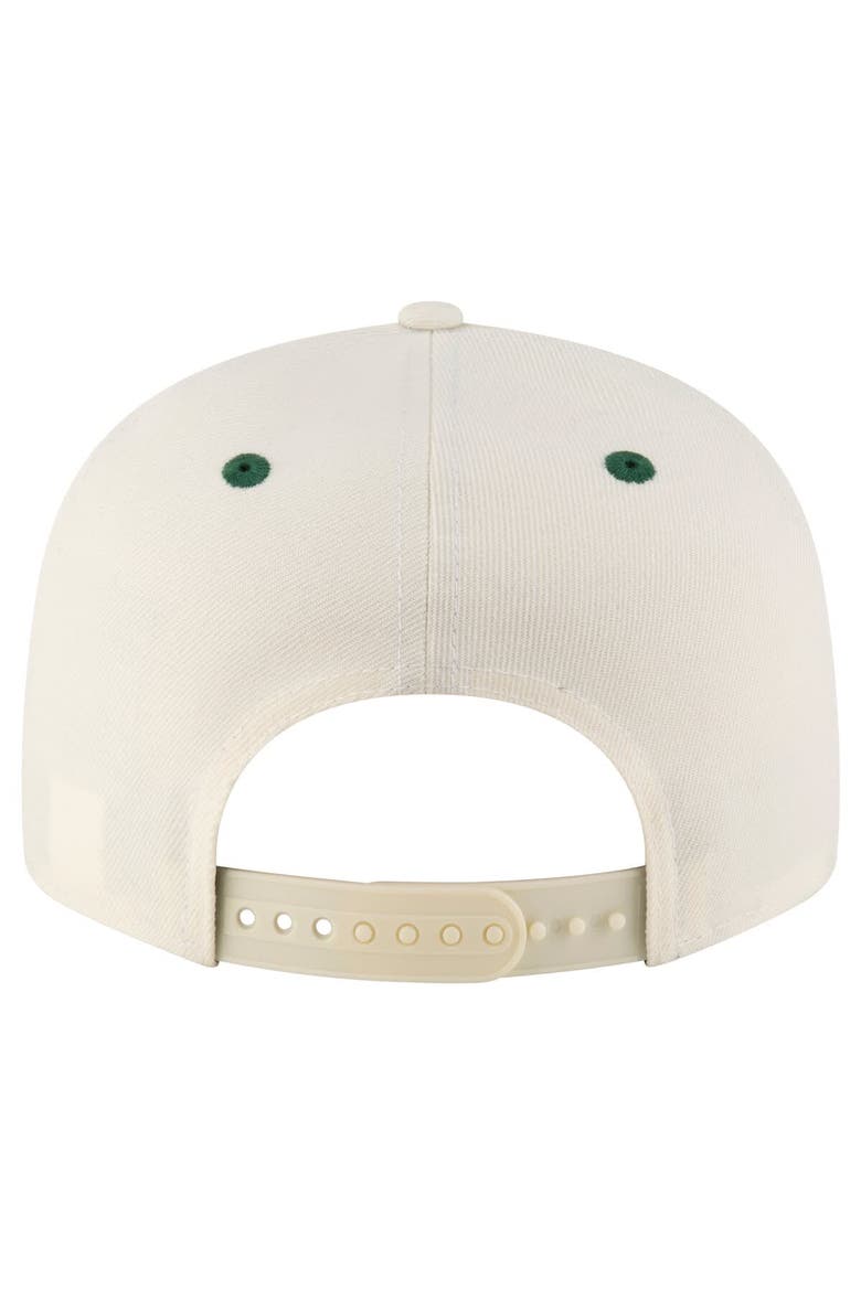 Men's New Era Cream/Hunter Green Team USA Chrome 9FIFTY Snapback Hat, Alternate, color, Cream