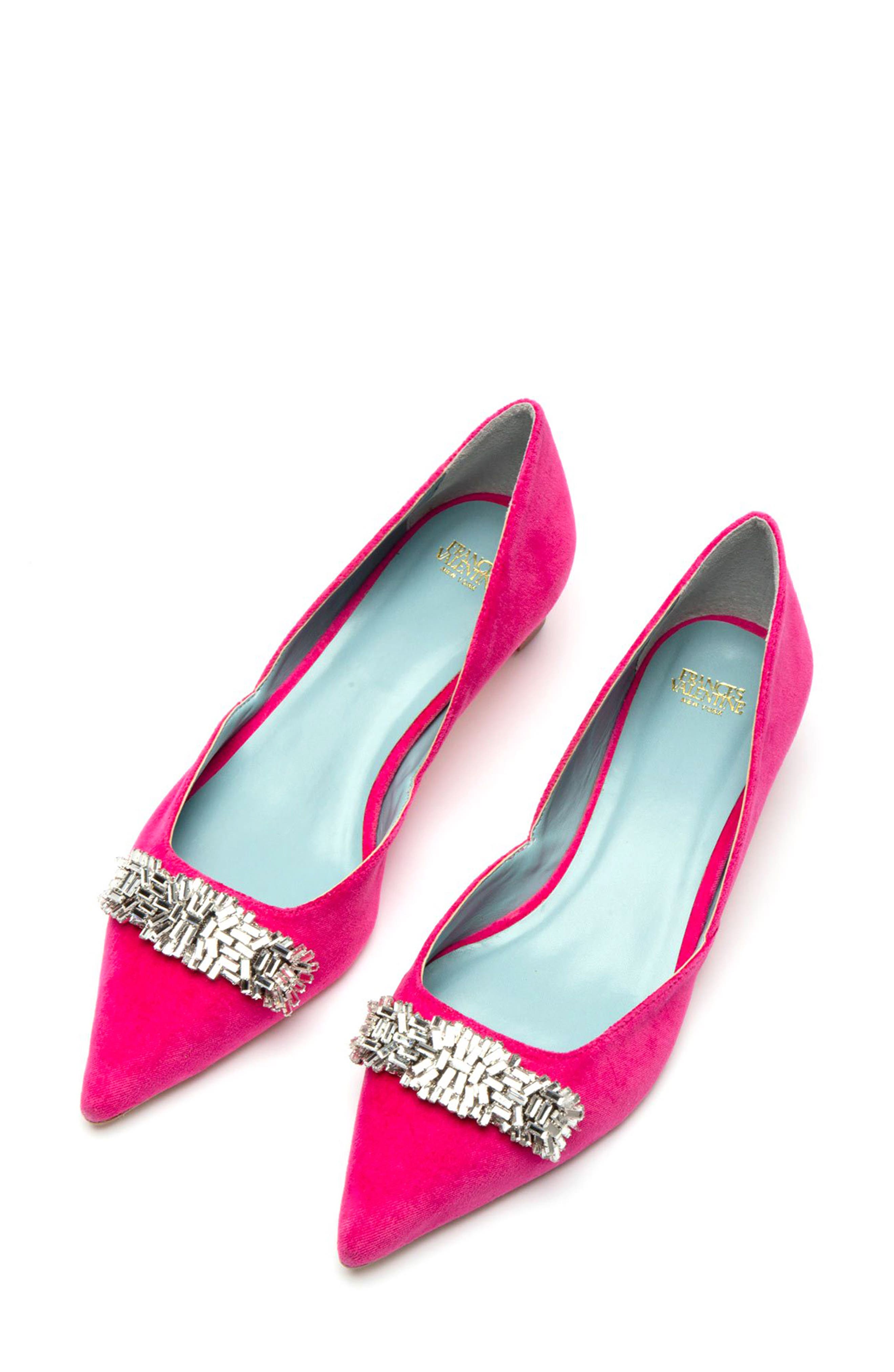 Frances Valentine Paula d'Orsay Pump, Alternate, color, Pink