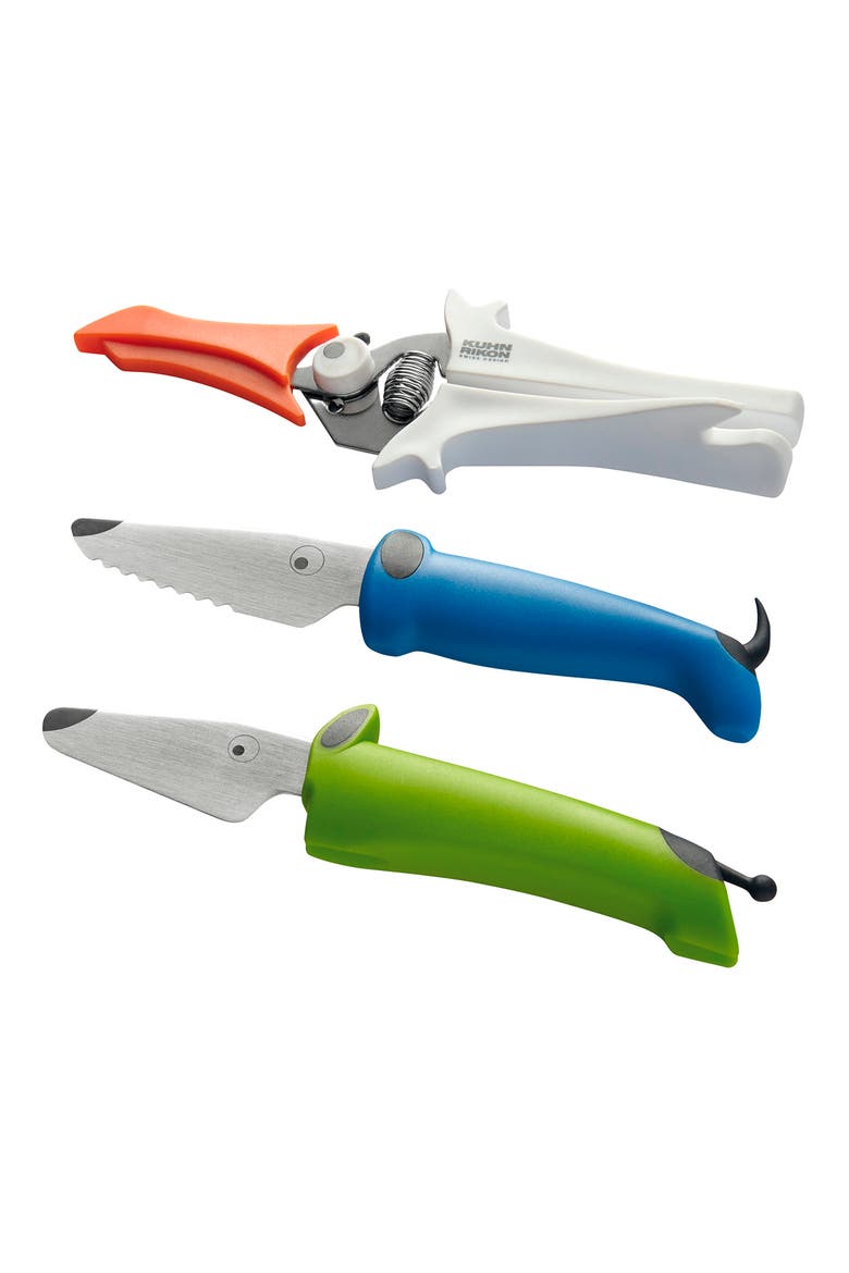 Kinder Kitchen Essential Knife Set, Blue/Green, Main, color, Blue