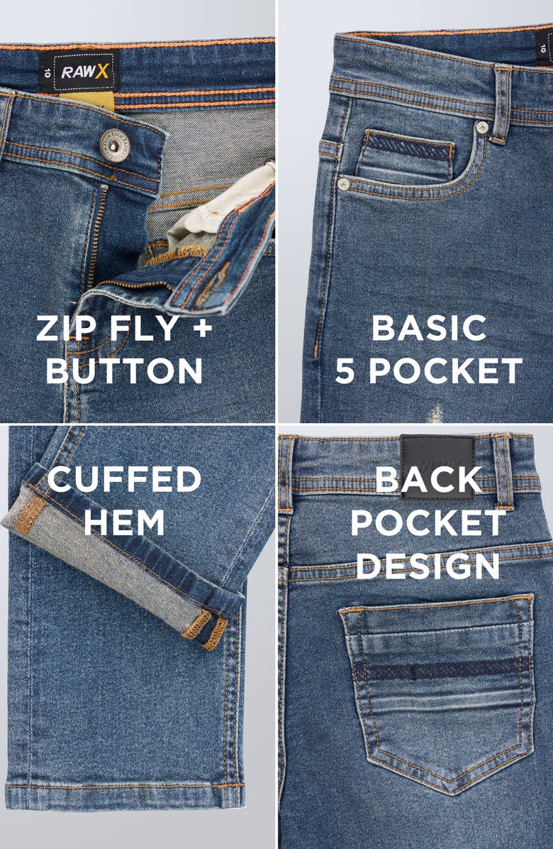 XRAY Kids' Rip & Repair Denim Jeans, Alternate, color, Tint