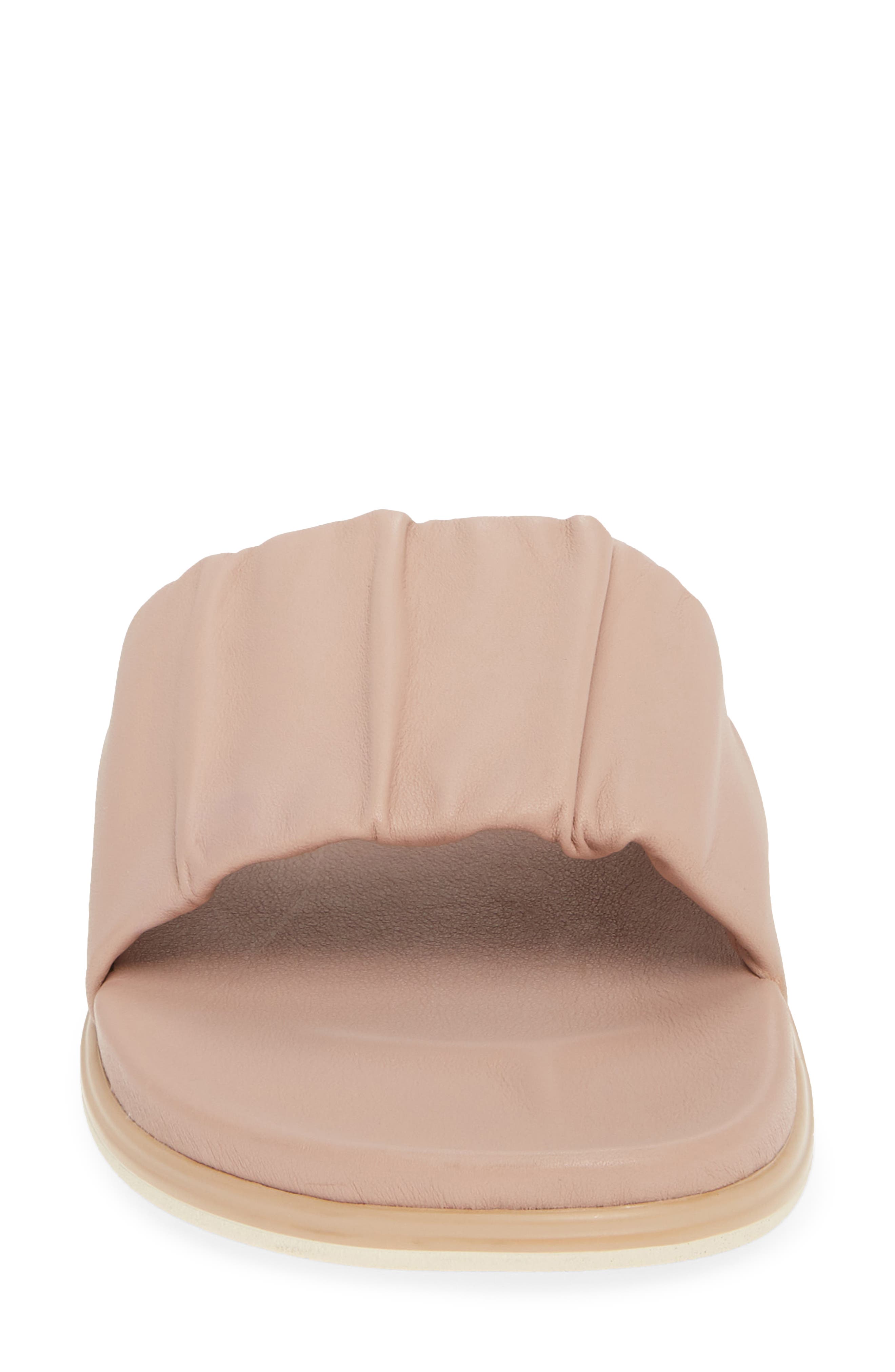 Pihapiha Slide Sandal, Alternate, color, ROSE DUST LEATHER