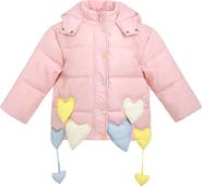Mimi Tutu Heart Charm Puffer Jacket