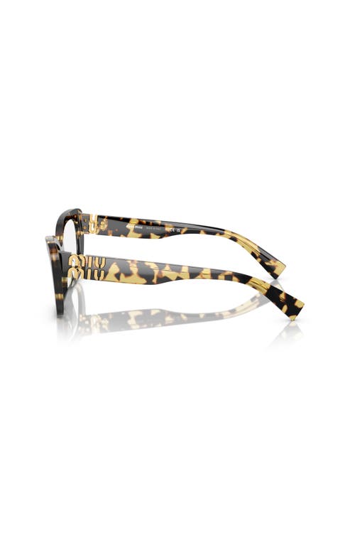 Miu Miu 53mm Cat Eye Optical Glasses In Multi