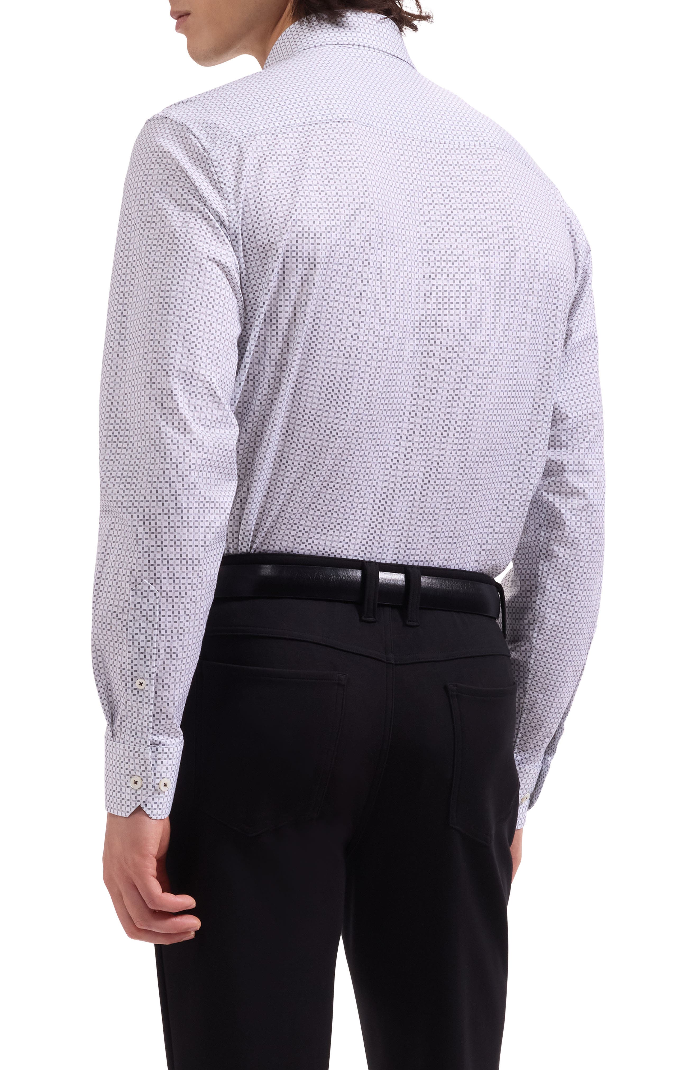 Brent OoohCotton Windowpane Print Button-Down Shirt - image 2