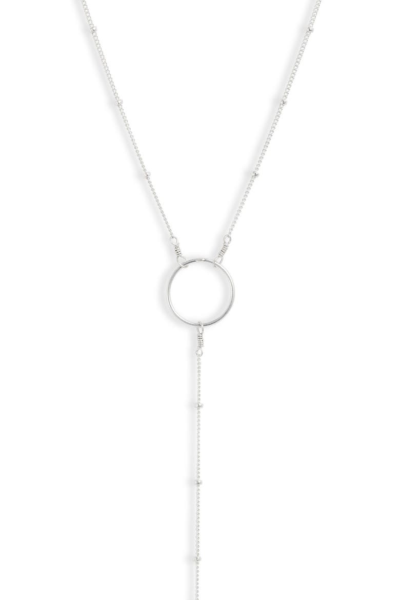 Nikki Y-Necklace, Main, color, SILVER