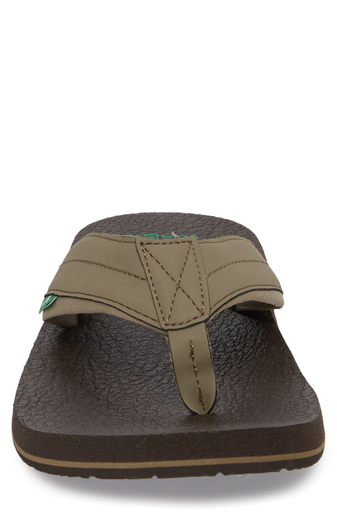 Sanuk 'Beer Cozy 2' Flip Flop, Alternate, color, Brindle