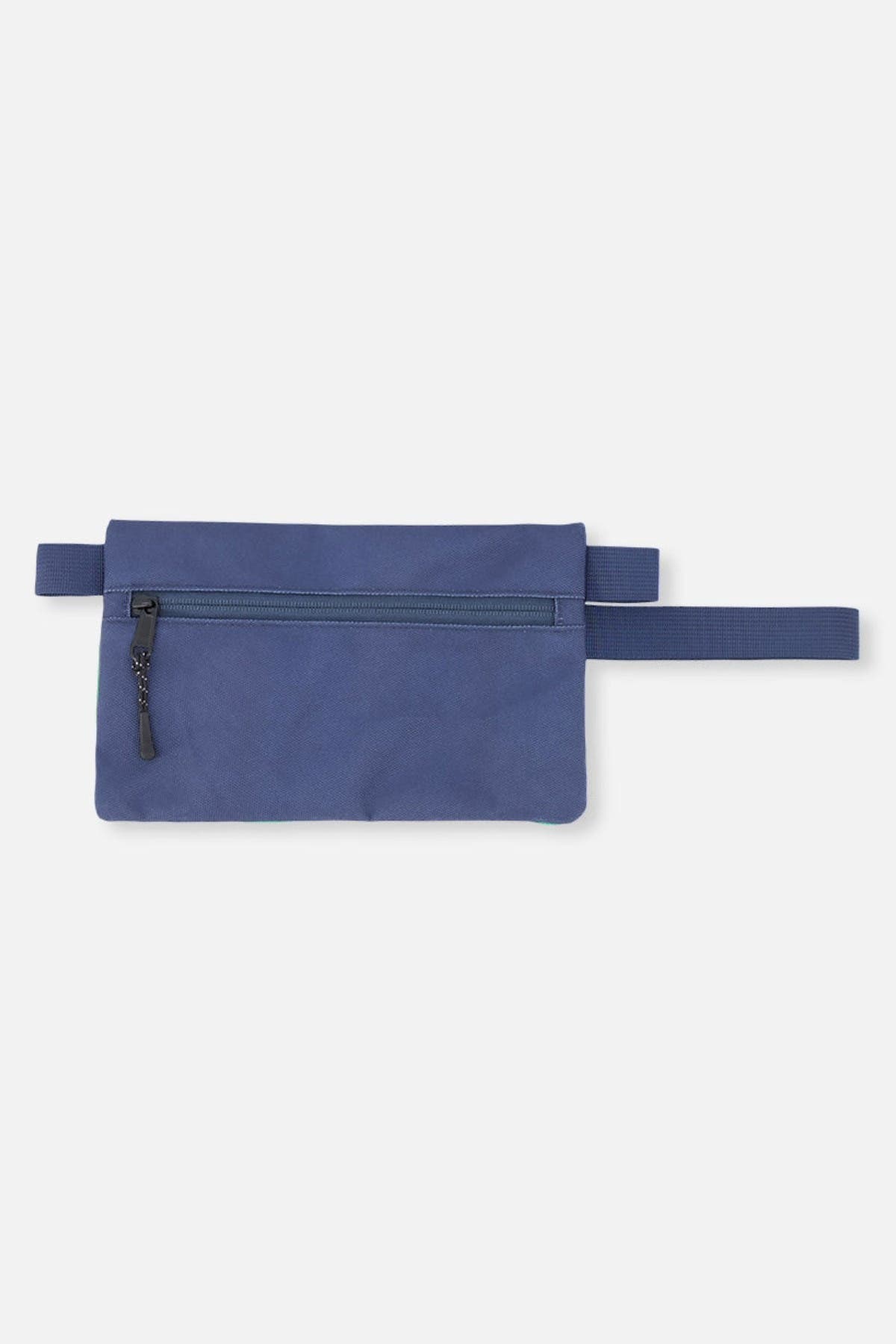 Deux par Deux Diamond Durable Practical Compact Pencil Case, Alternate, color, Blue Diamond Print