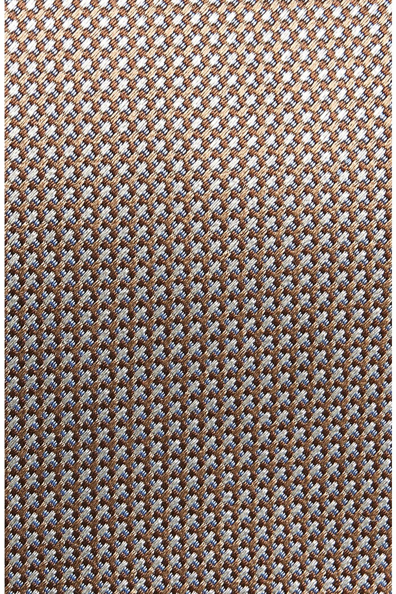 Jacquard Silk Tie, Alternate, color, COCOA