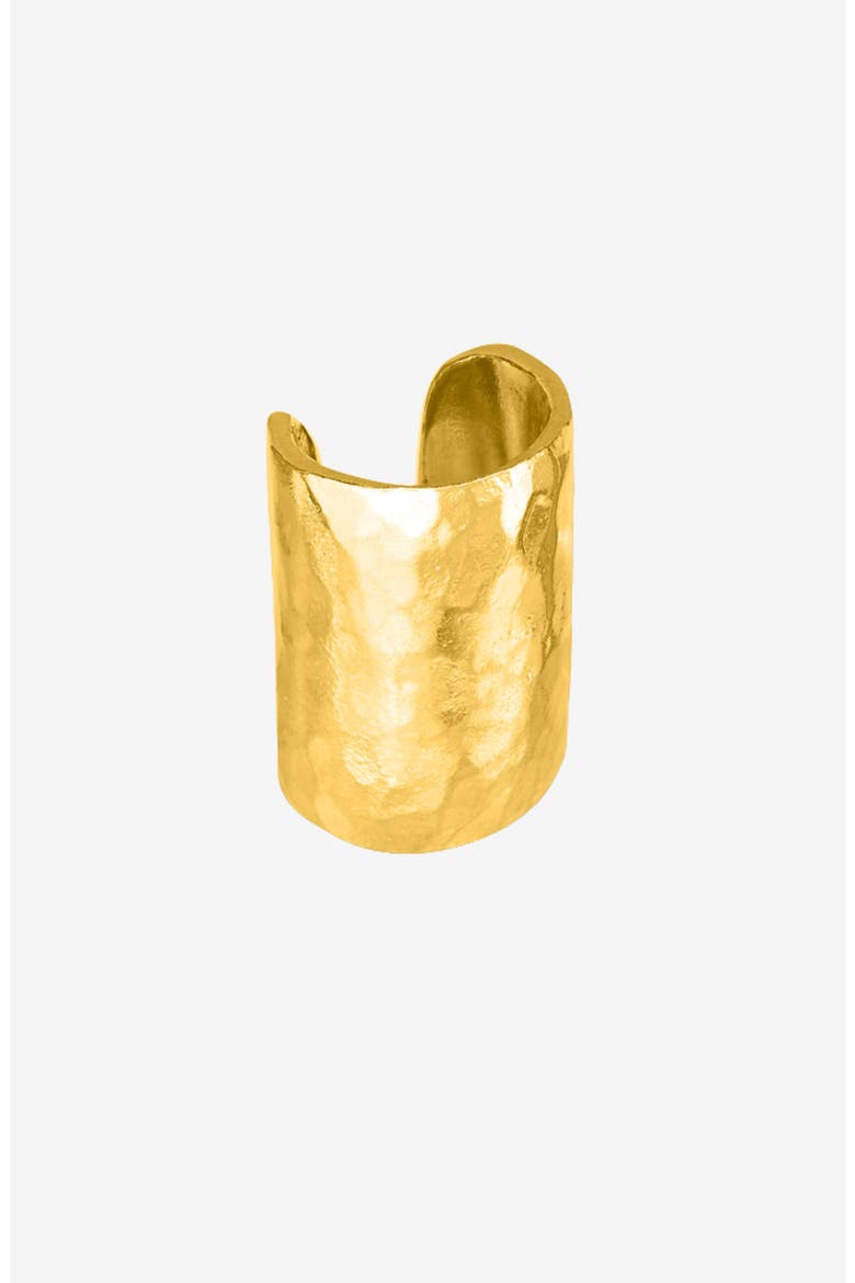 Men's Long Straight Nomad Ear Cuff, Main, color, Yellow Gold Vermeil