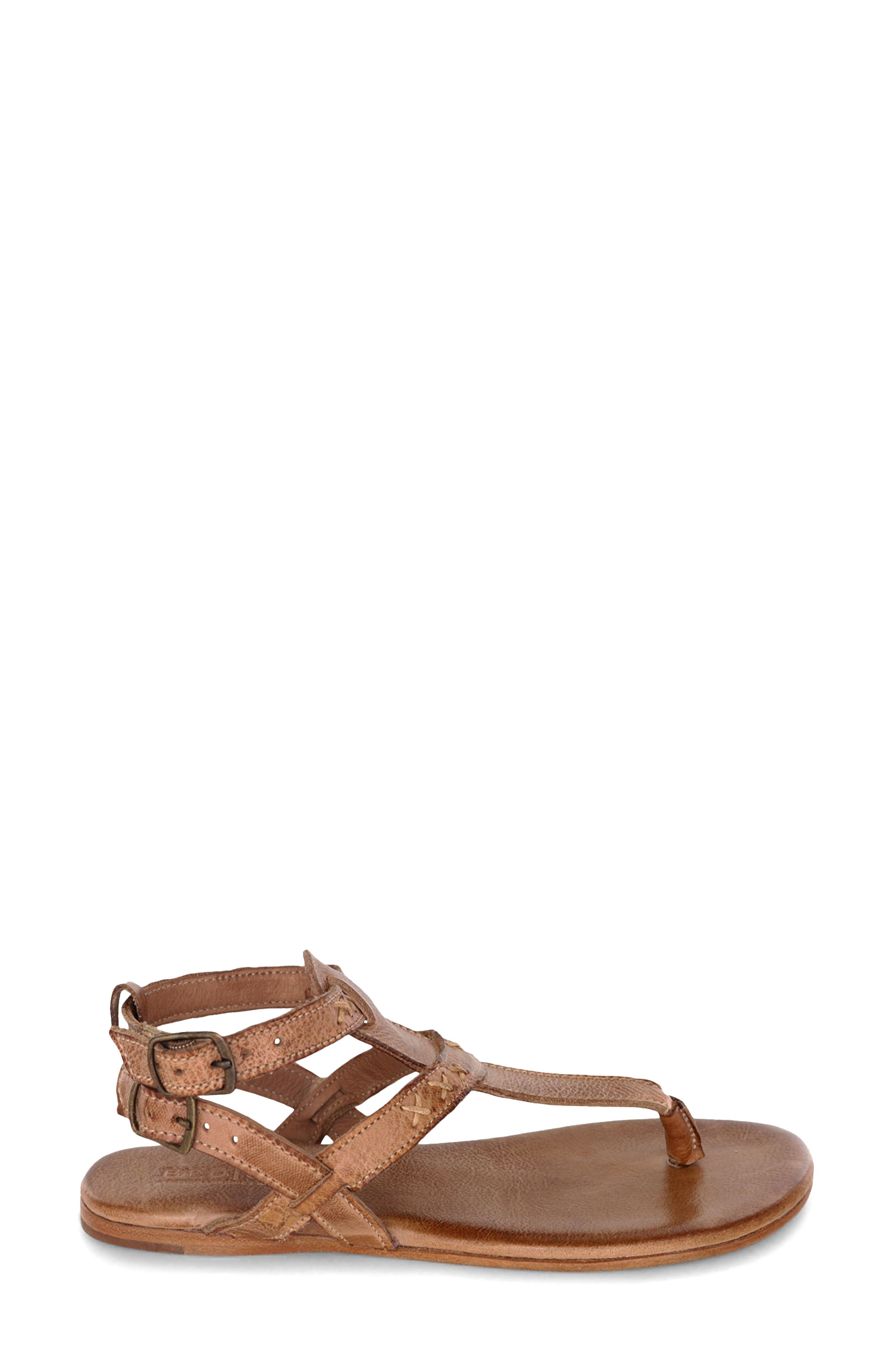 Bed Stu Moon Ankle Strap Sandal, Alternate, color, Tan Dip Dye