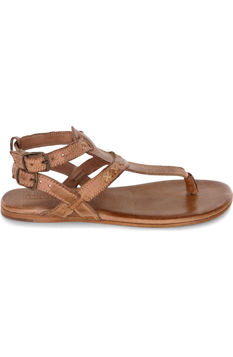 Bed Stu Moon Ankle Strap Sandal, Alternate, color, Tan Dip Dye