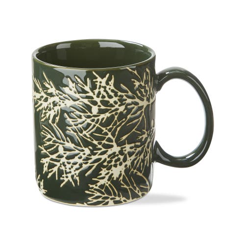Tag Wilde Pine Juniper Ceramic Mug Spruce Green Dishwasher Safe In Green