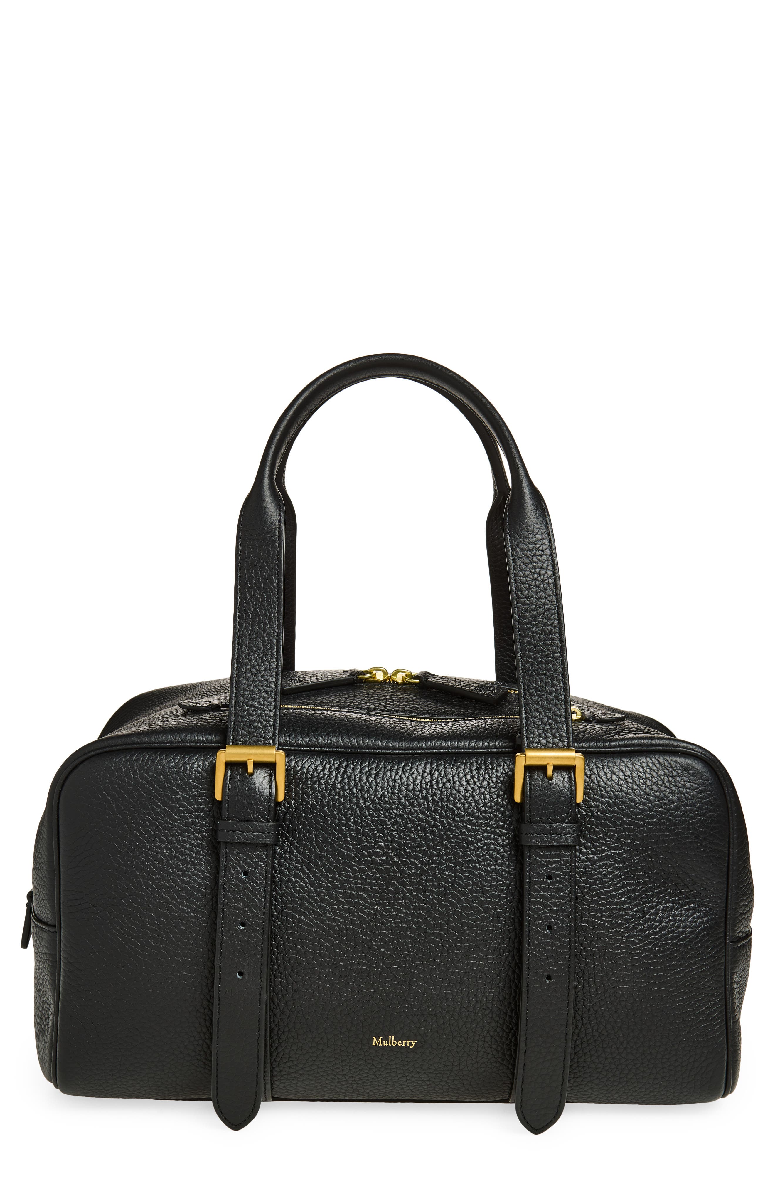 Mulberry Boston Heavy Grain Top Handle Bag, Main, color, 