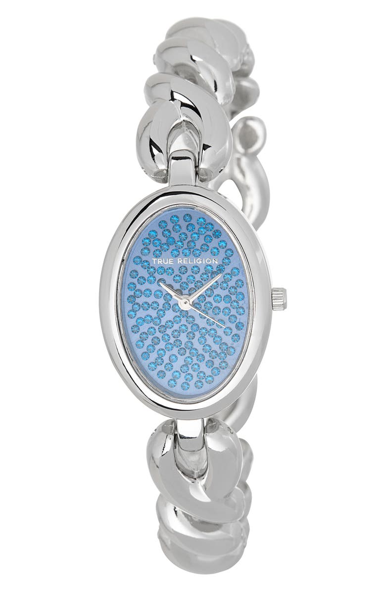 True Religion Single Bracelet Watch, 26mm, Main, color, Silver