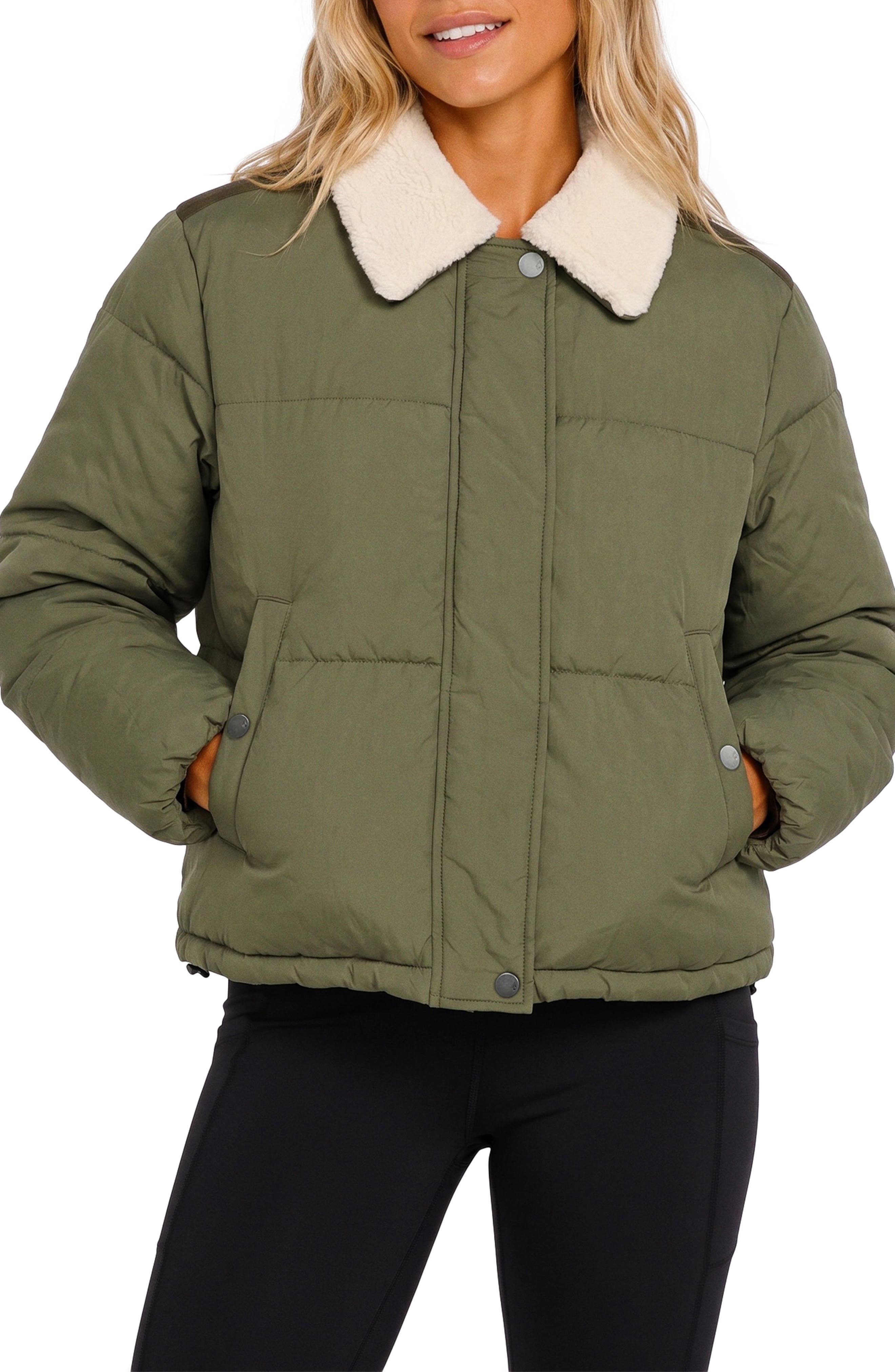 Ryan Faux Fur Collar Puffer Jacket