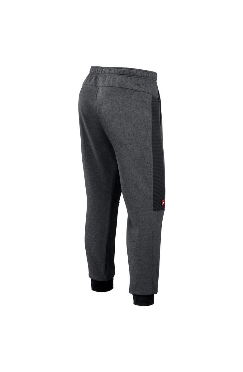Nike Men's Nike Heathered Gray/Black Washington Nationals Authentic Collection Flux Performance Jogger Pants, Alternate, color,