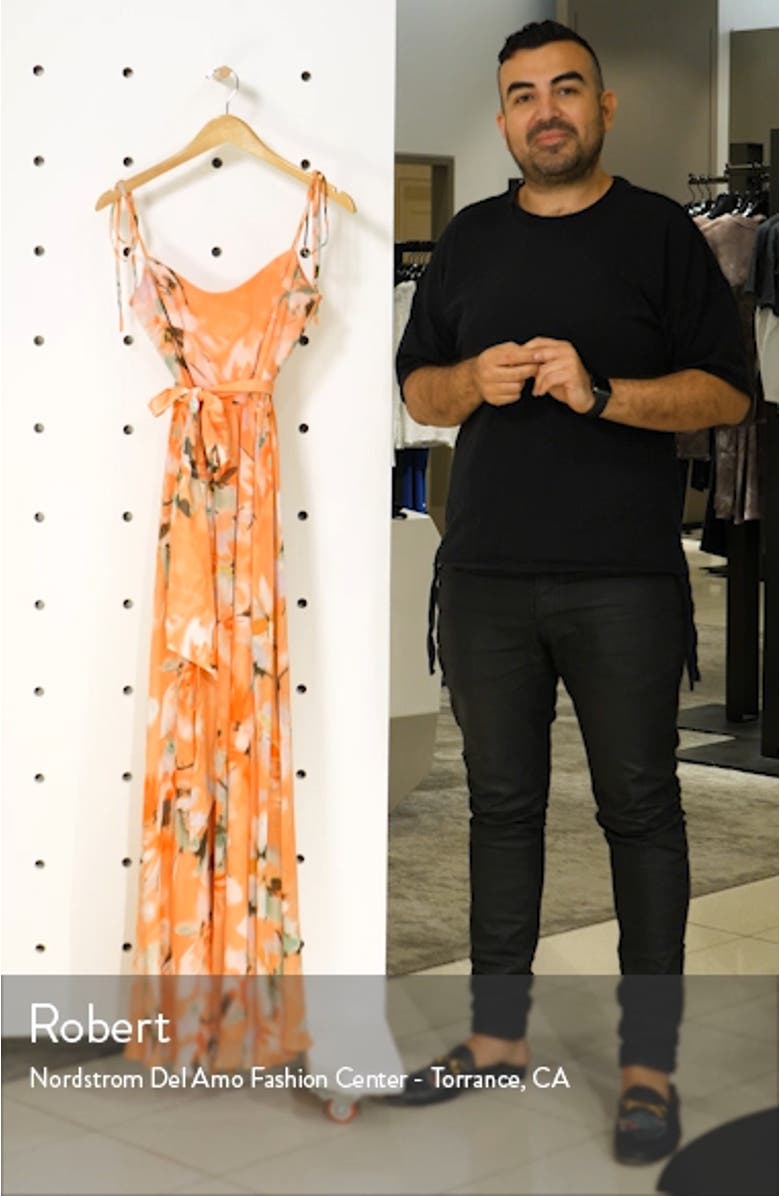 Hollie Floral Maxi Dress, sales video thumbnail