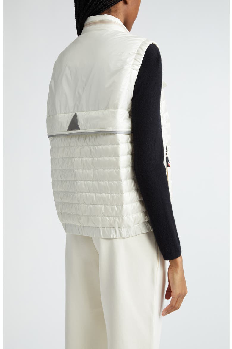 Gumiane Quilted Puffer Vest, Alternate, color, SILK WHITE