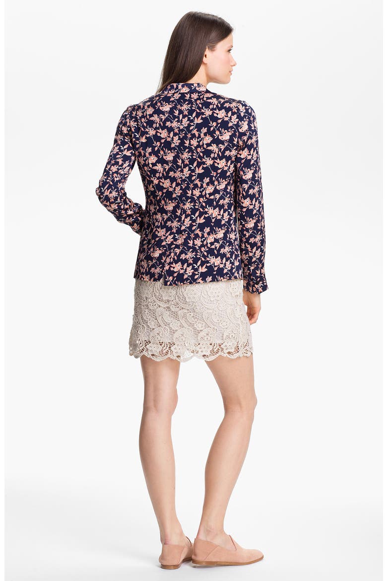 'Vionne' Cotton Shift Dress, Alternate, color, OFF WHITE
