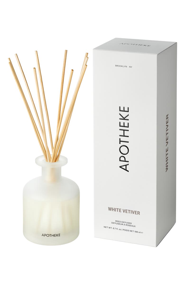 APOTHEKE White Vetiver Reed Diffuser, Main, color, White Vetiver