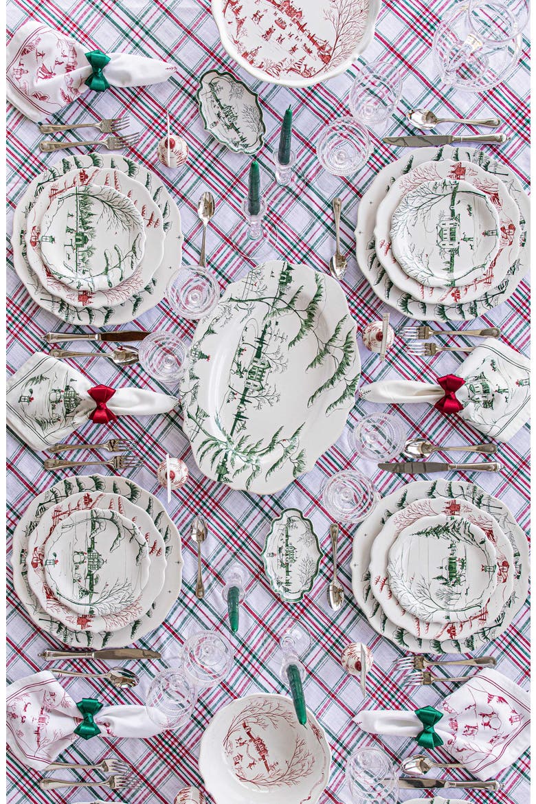 Country Estate Winter Frolic Platter, Alternate, color, EVERGREEN