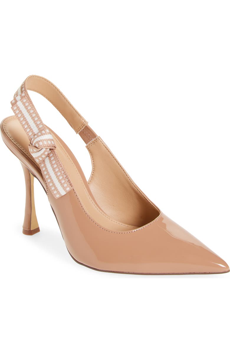 Steve Madden Bri Slingback Pump, Main, color, Blush Patent