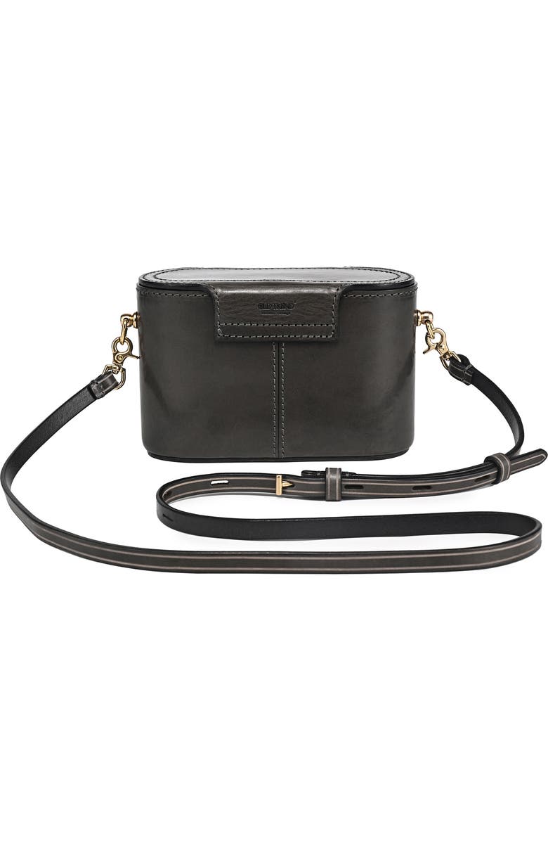OLD TREND Begonia Genuine Leather Vintage Case Crossbody, Alternate, color, Grey