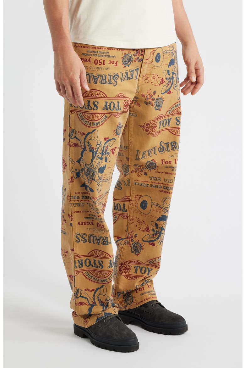 ケ*ン様 Levi’s x Toy story ペインターパンツ x Disney Pixar® Toy Story Print Double Knee Canvas Carpenter Pants
