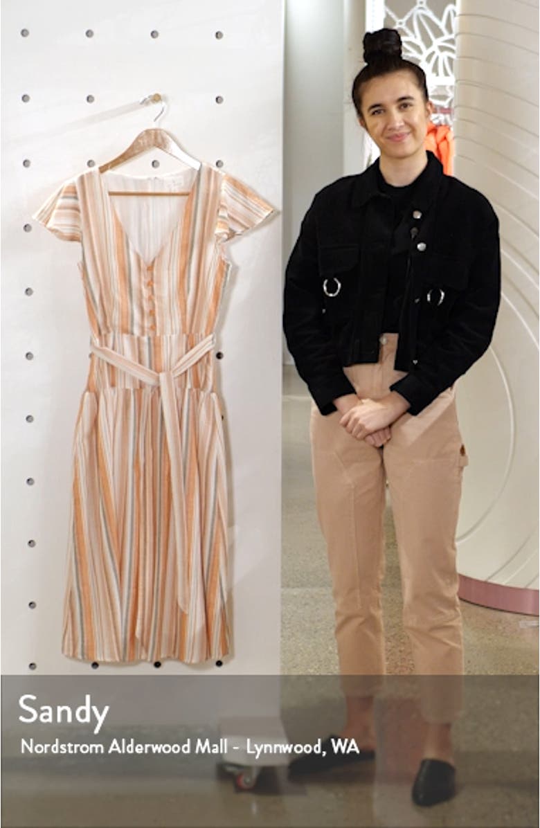 City to Country Stripe Midi Dress, sales video thumbnail