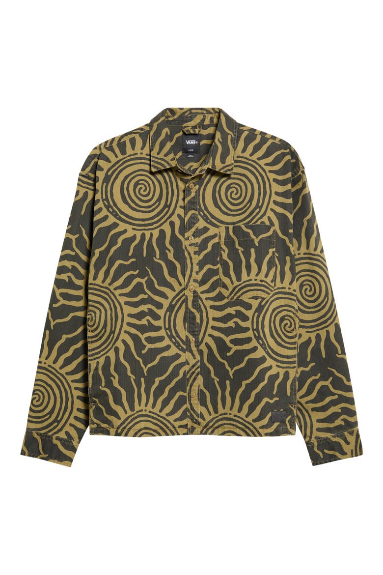 Martinez Cotton Herringbone Overshirt, Alternate, color, FADED BLACK