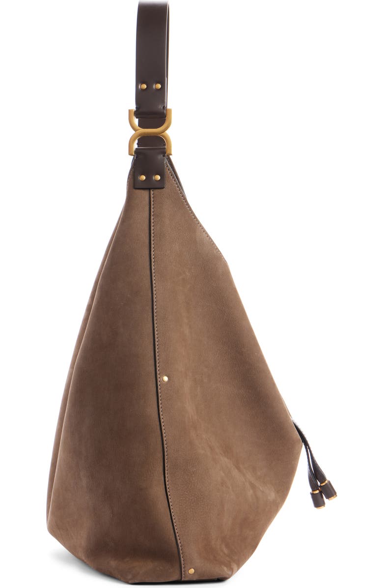 Chloé Marcie Suede Hobo Bag, Alternate, color,