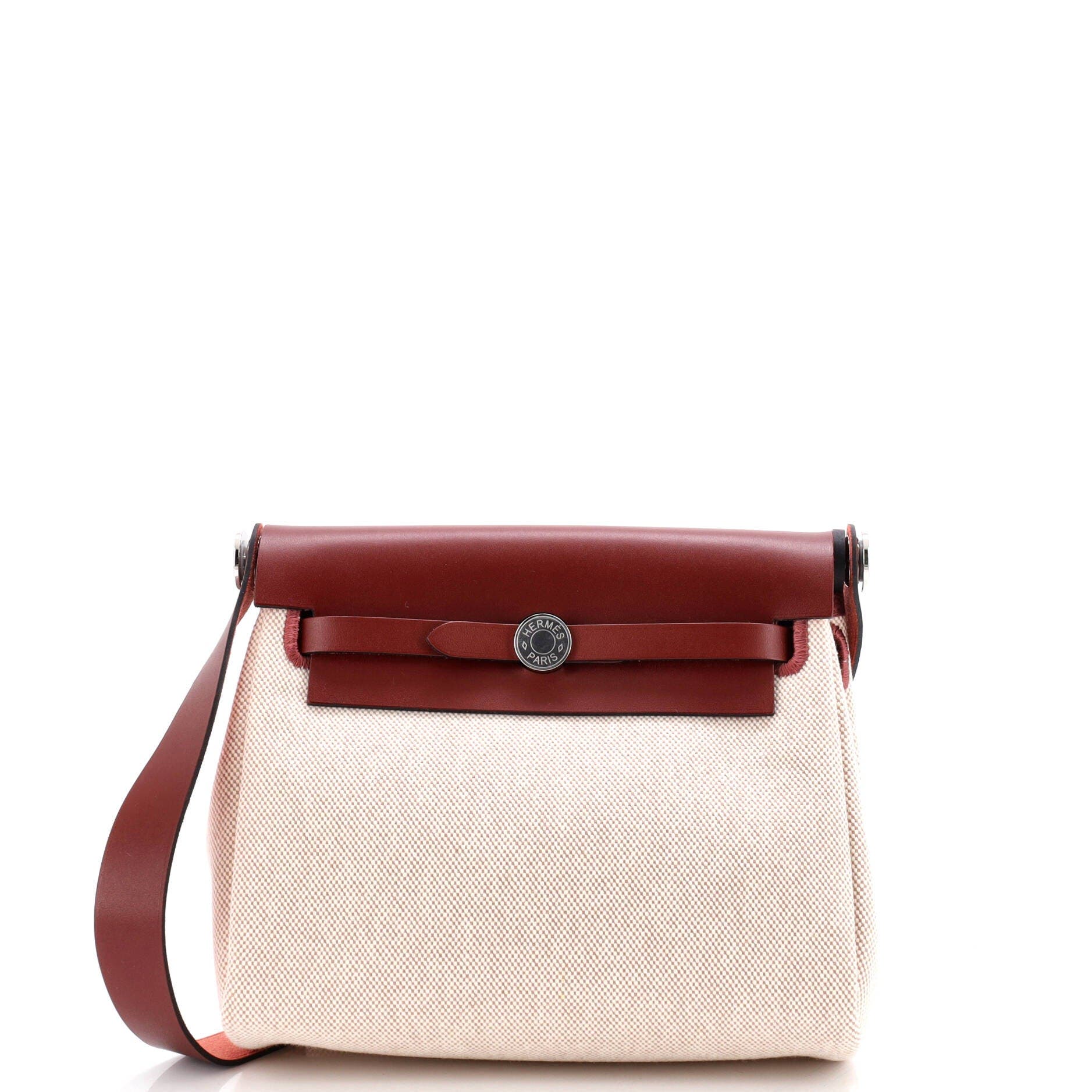 Herbag Zip Toile and Leather 20, Main, color, Red