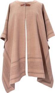 Lauren Ralph Lauren Equestrian Belting Ruana