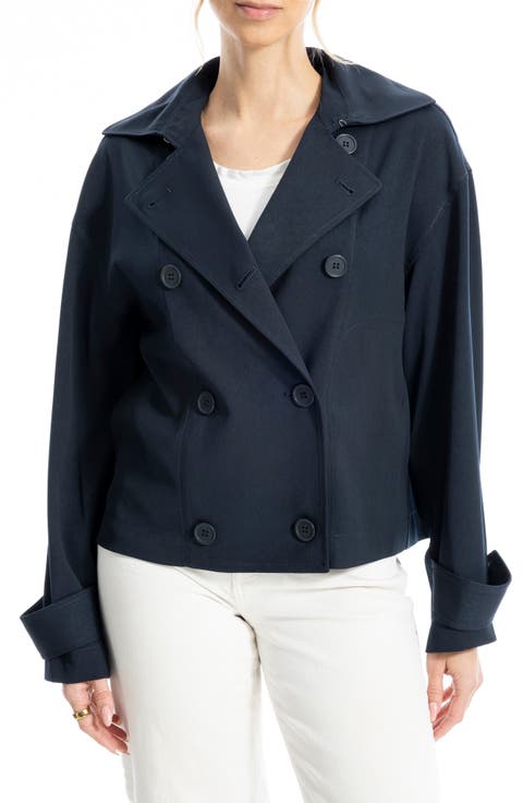 Twill Double Breasted Jacket