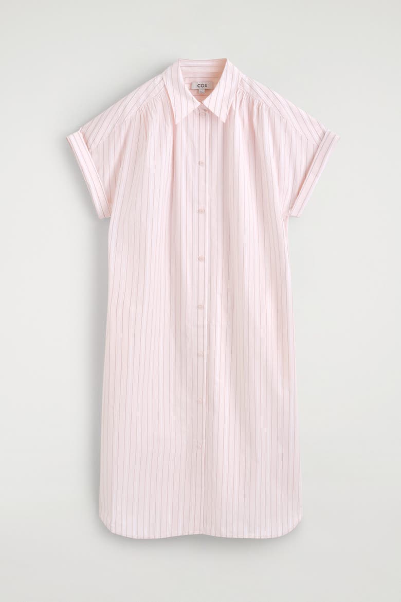 zara pink striped shirt dress Fashion is the art of expressing who you are without saying a word. Shirt from @zara Pant from @zara Heels from @charleskeithofficial #zara #charlesandkeith #style
