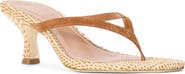 STAUD Freja Woven Thong Slide Sandal