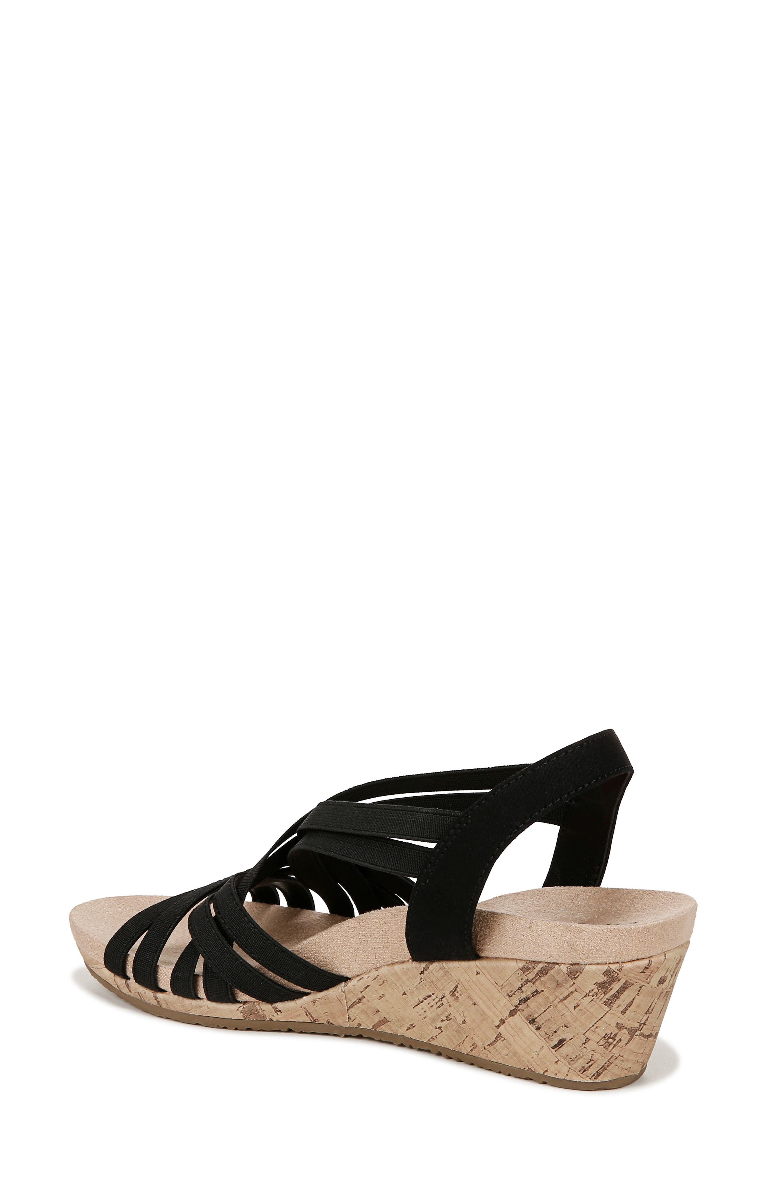 LifeStride Mallory Strappy Slingback Wedge Sandal, Alternate, color, 