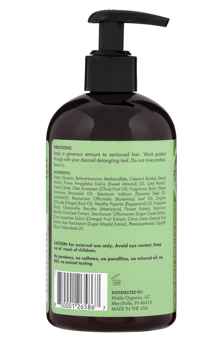 MIELLE Rosemary Mint Strengthening Leave-In Conditioner, Alternate, color, 