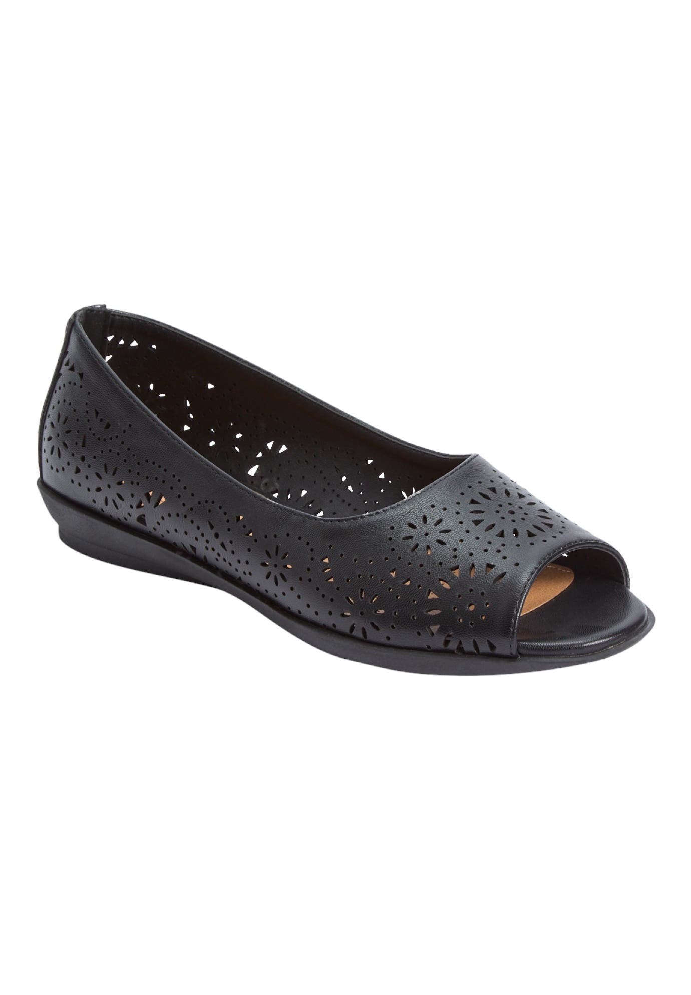 The Korrina Slip On Flat, Main, color, BLACK